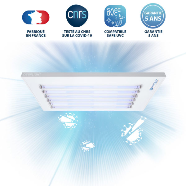 Luminaire 6 tubes UV-C DEEPLIGHT DeliTech Medical