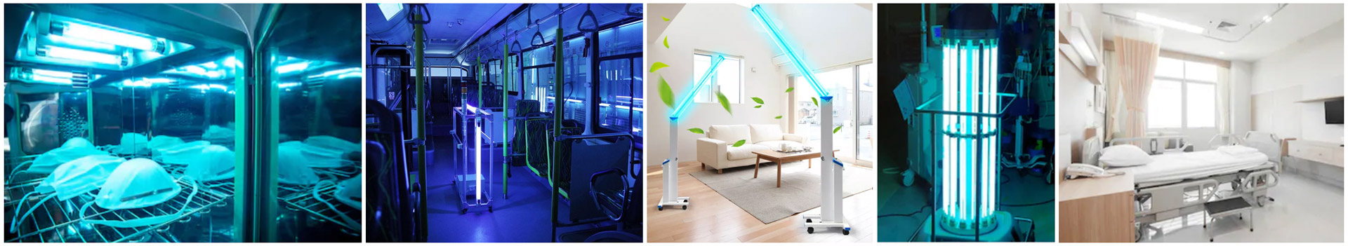 UV-C : les diverses applications (chambre hopital, transports en commun) DEEPLIGHT DeliTech Medical
