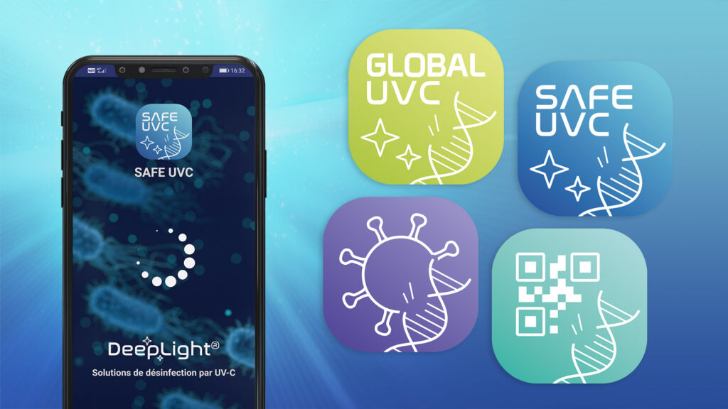 Les 4 applications compatibles avec nos solutions de désinfection UV-C DEEPLIGHT®.