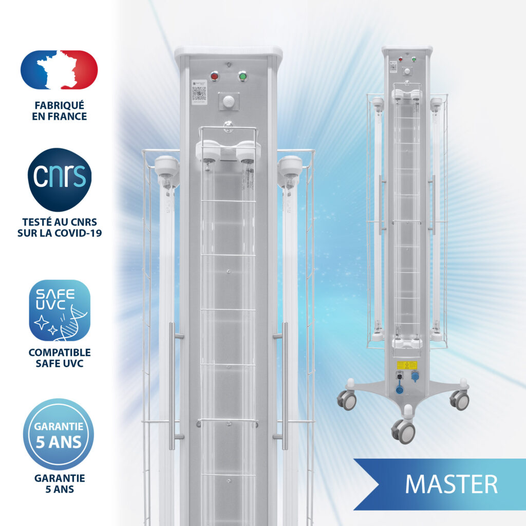 dispositif de désinfection deeplight connecté