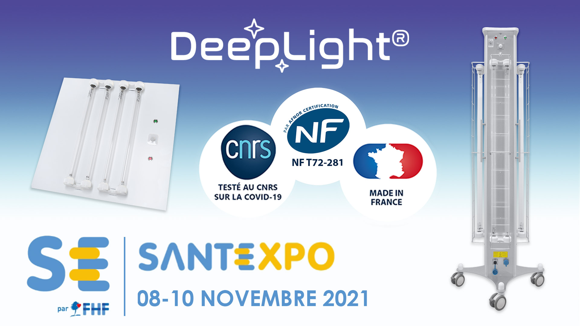 deeplight présent au salon de santé expo à paris